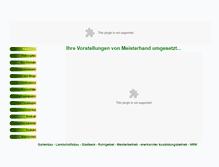 Tablet Screenshot of diegartenprofis.info